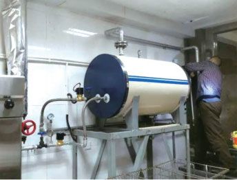 蒸汽開(kāi)水?huà)氚惭b現(xiàn)場(chǎng)